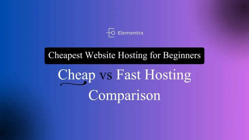 cheapest website hosting comparison for beginners speed and pricing