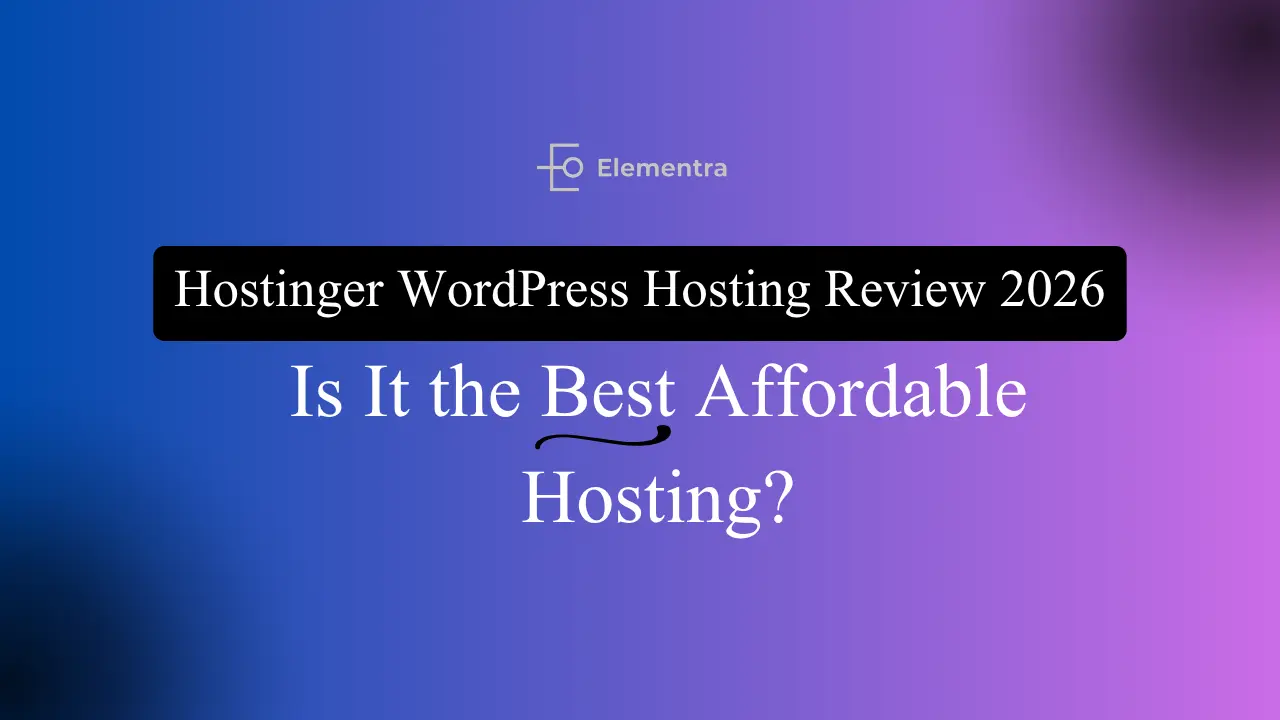 Hostinger WordPress hosting review 2026 dashboard pricing and features